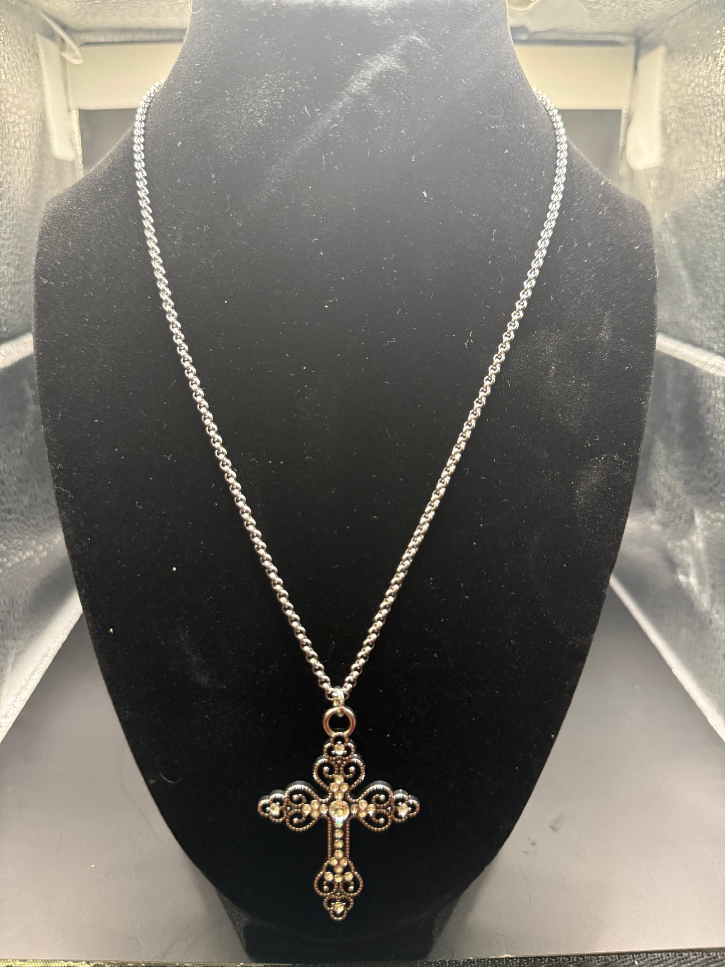 Fancy Cross Necklace