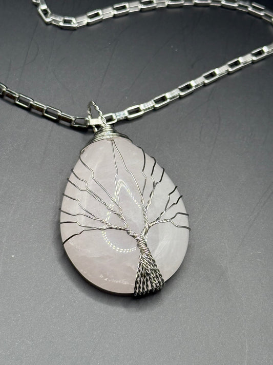 Stone In Tree Necklace