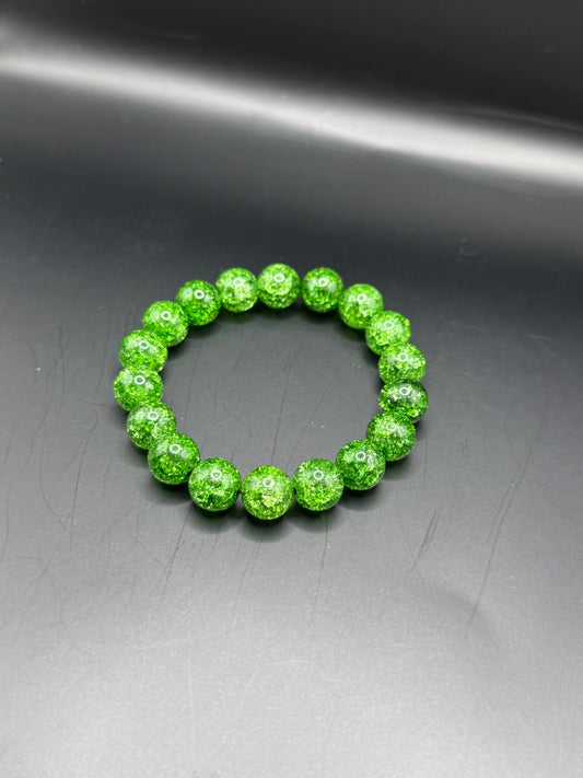 Green Cracked Bracelet