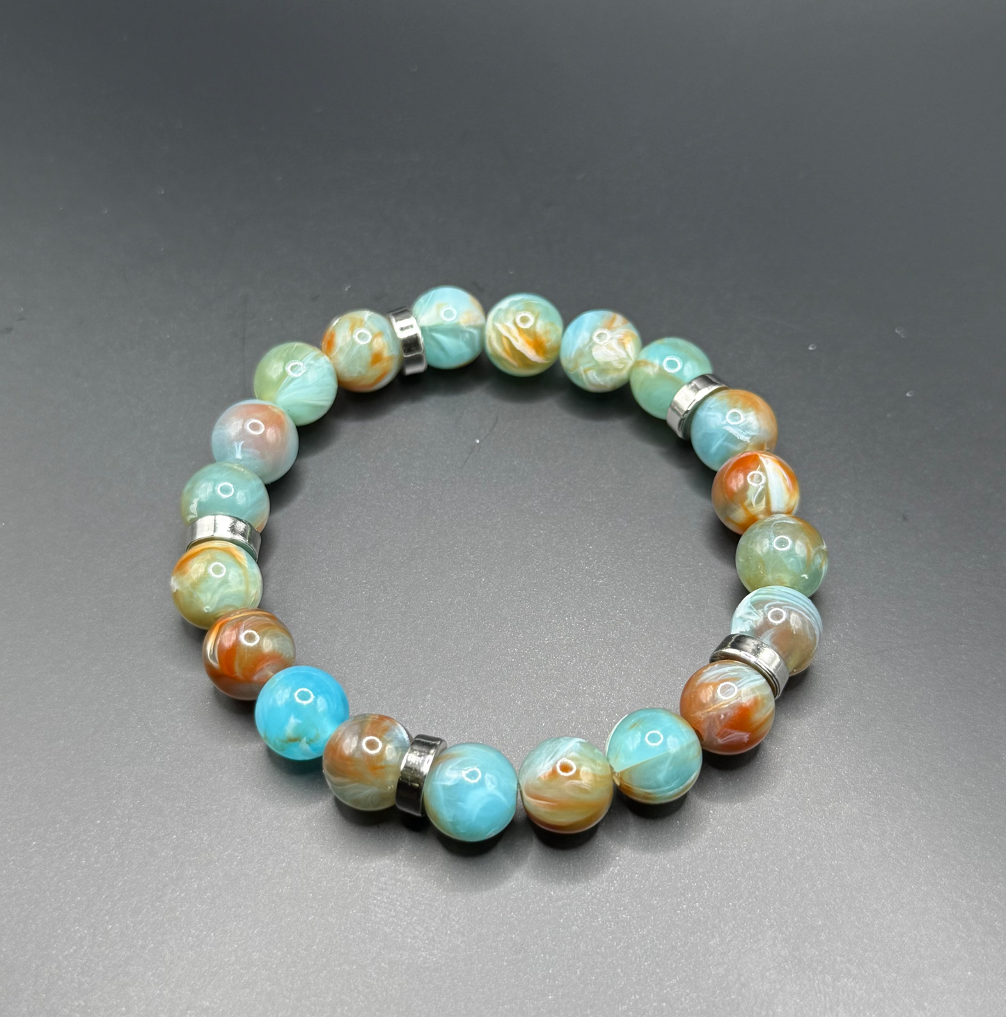 Earth Tone Beaded Bracelet