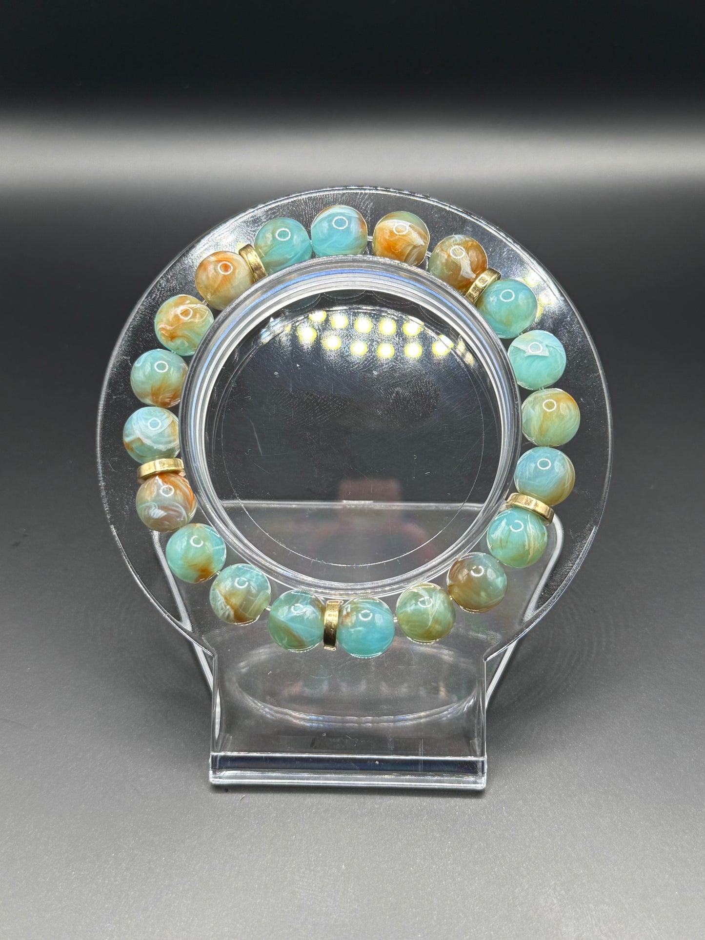 Earth Tone Beaded Bracelet
