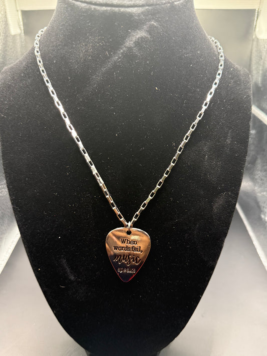 Music Speaks Necklace