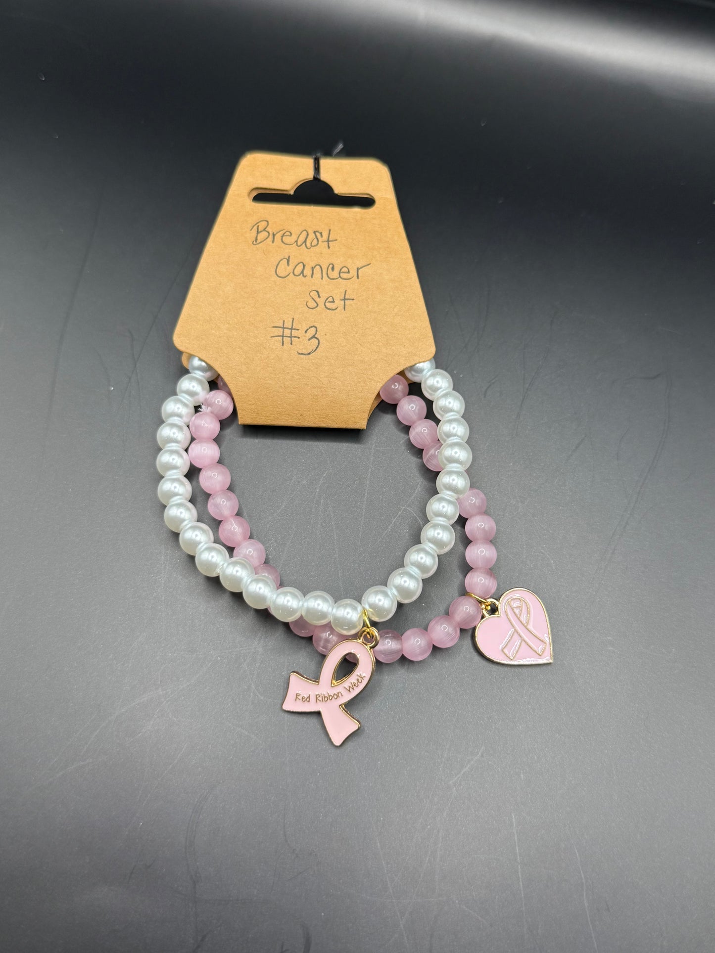 Breast Cancer Bracelet Set 3