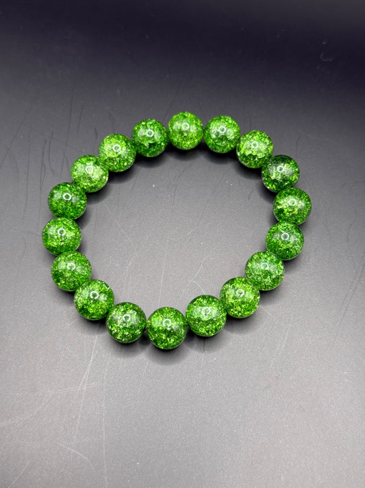 Green Cracked Bracelet