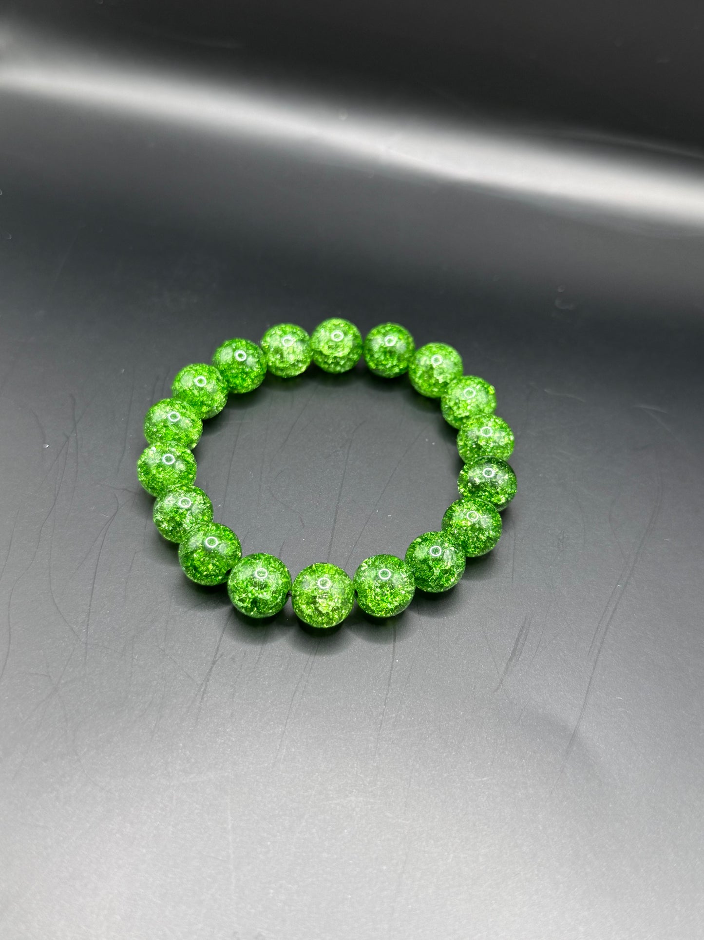 Green Cracked Bracelet