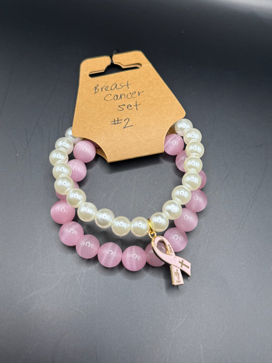 Breast Cancer Bracelet Set 2