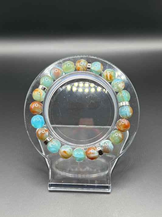 Earth Tone Beaded Bracelet