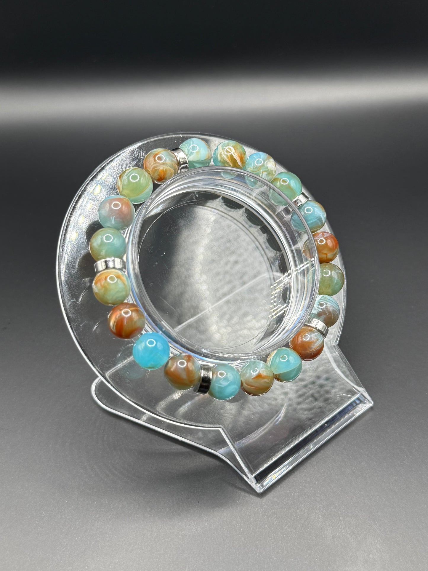 Earth Tone Beaded Bracelet