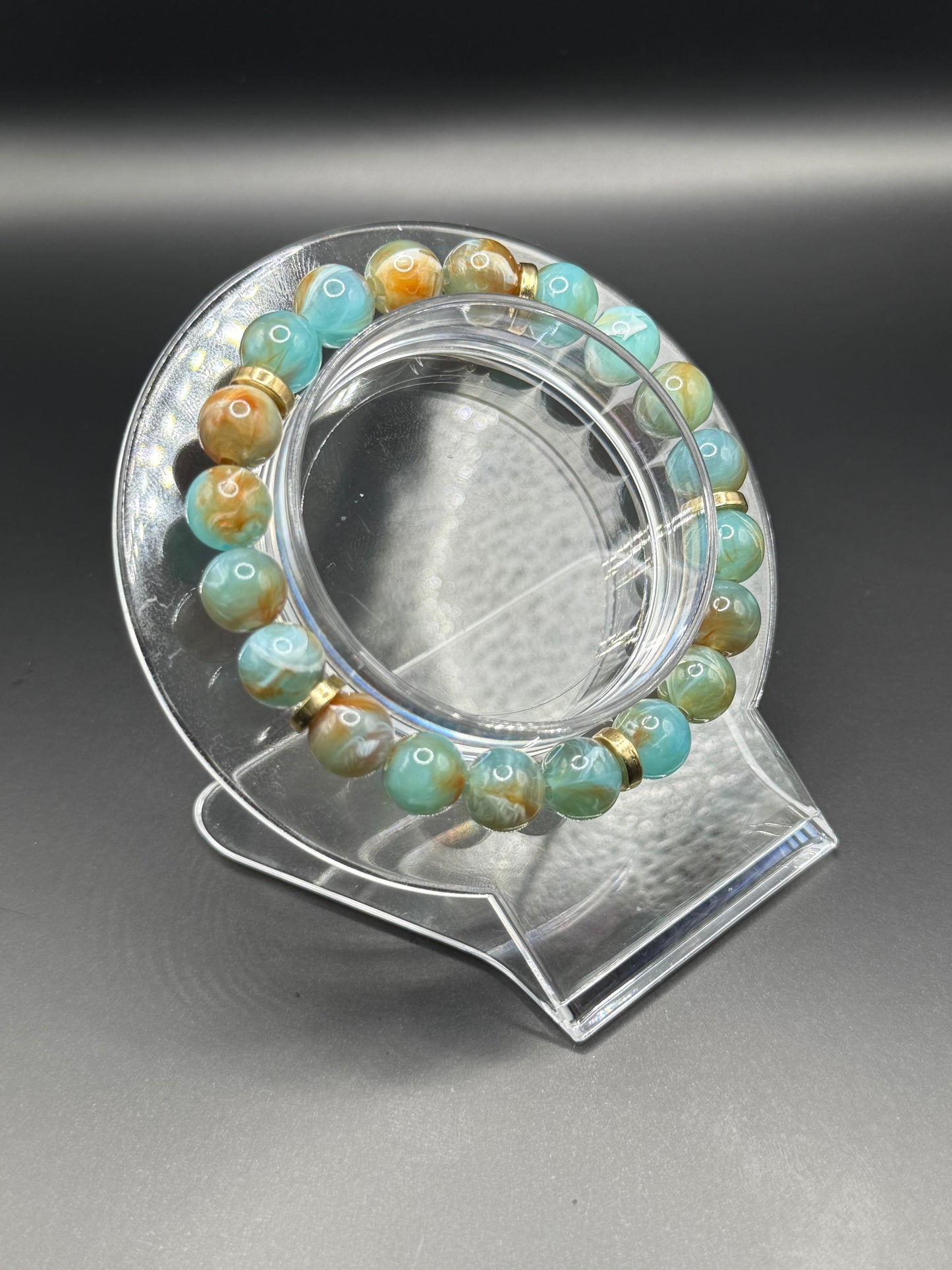 Earth Tone Beaded Bracelet