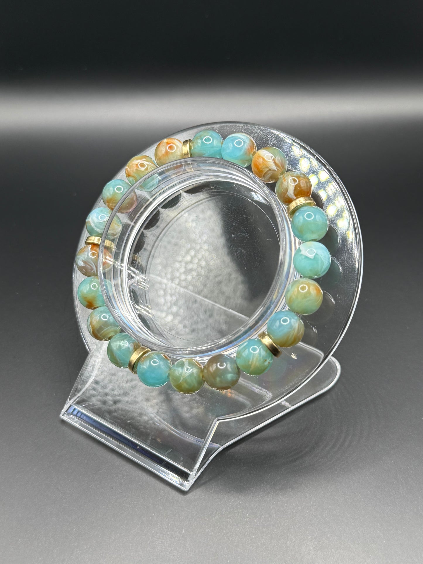 Earth Tone Beaded Bracelet