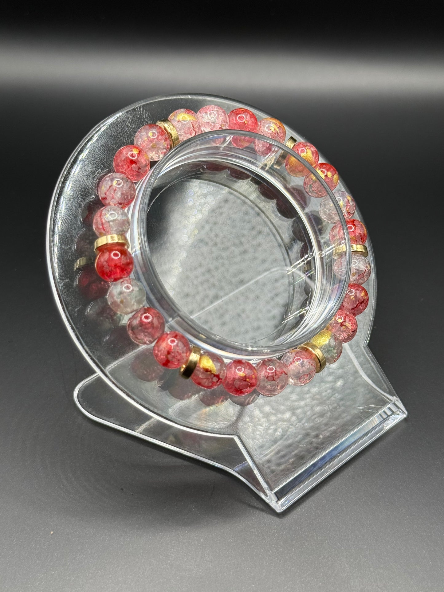 Red & Gold Bracelet Set