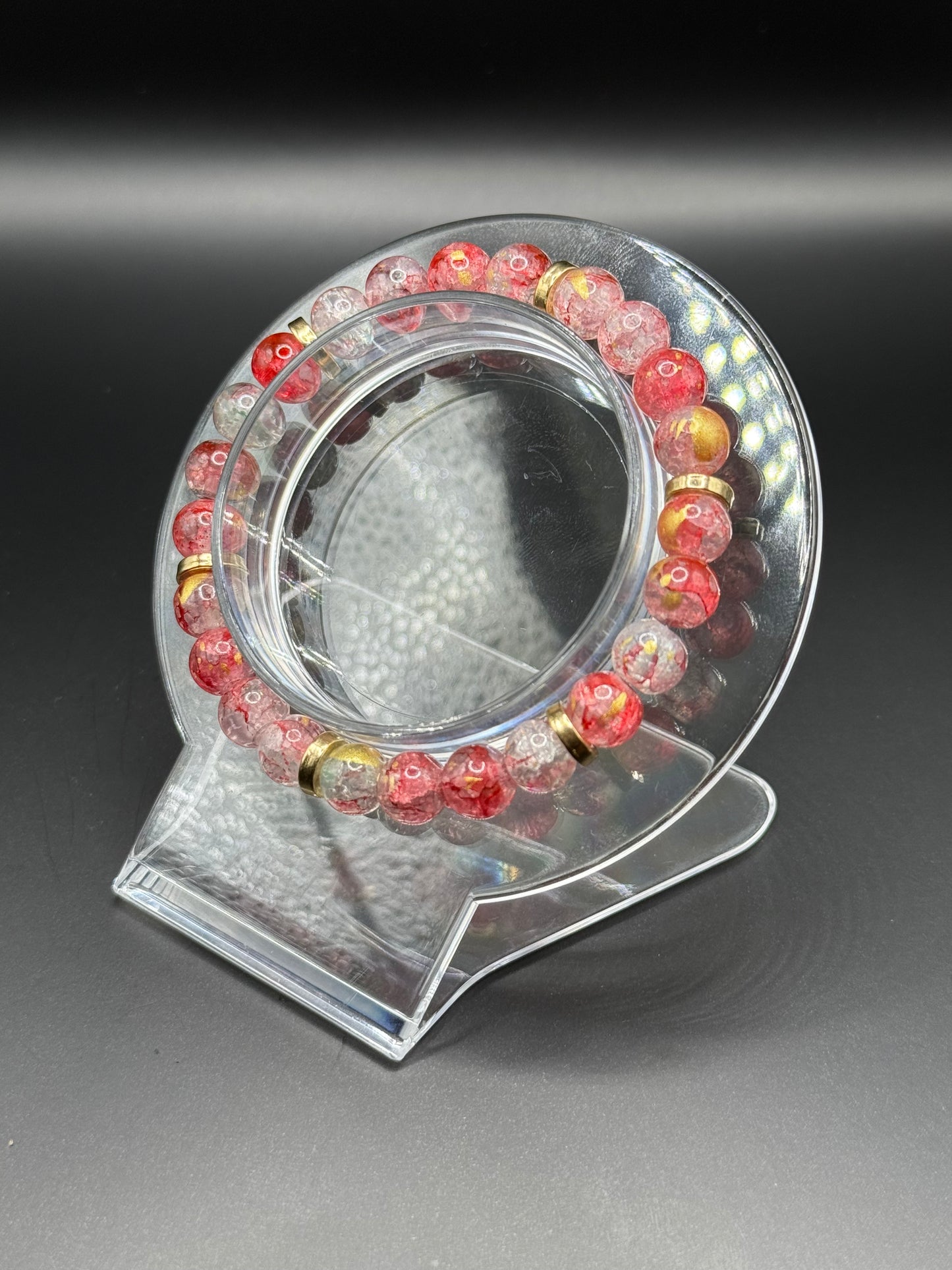 Red & Gold Bracelet Set